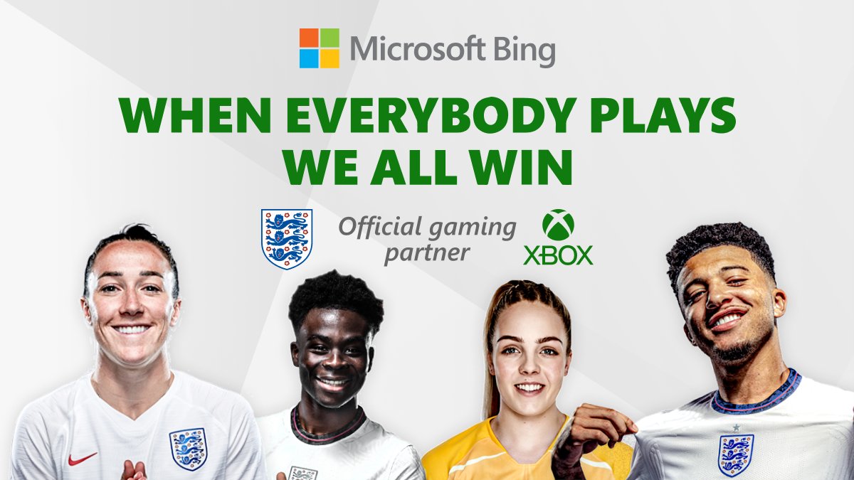 Microsoft Bing x Xbox x FA partnership theme