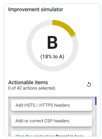 exposure rating improvement simulator 